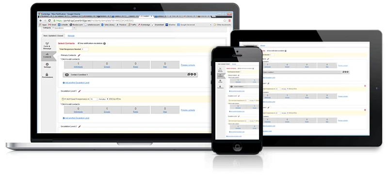 screenshot of Everbridge IT Alerting